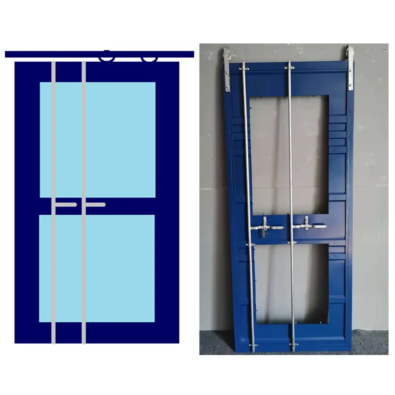 metal door container door restaurant metal door container style custom order moq is 1 pcs optional color
