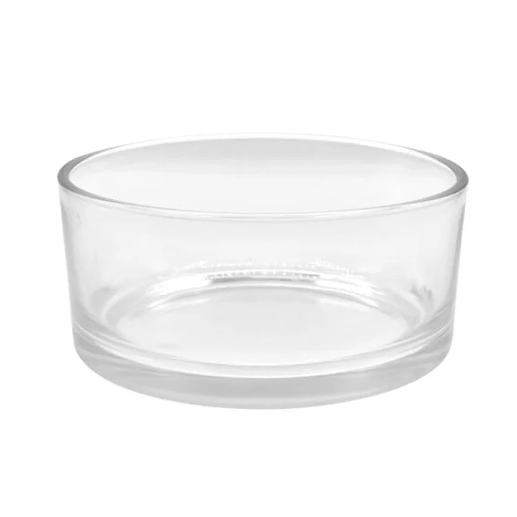 Таможенный пустой прозрачный цилиндр, стеклянная банка для свечей 11 унций