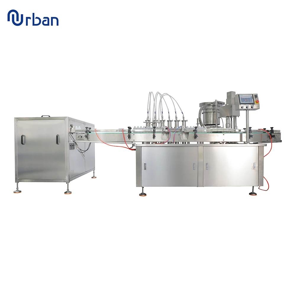 Полностью автоматическая машина для розлива и нанесения этикеток, небольшой круглый и квадратный распылитель для духов, жидкости, пластика