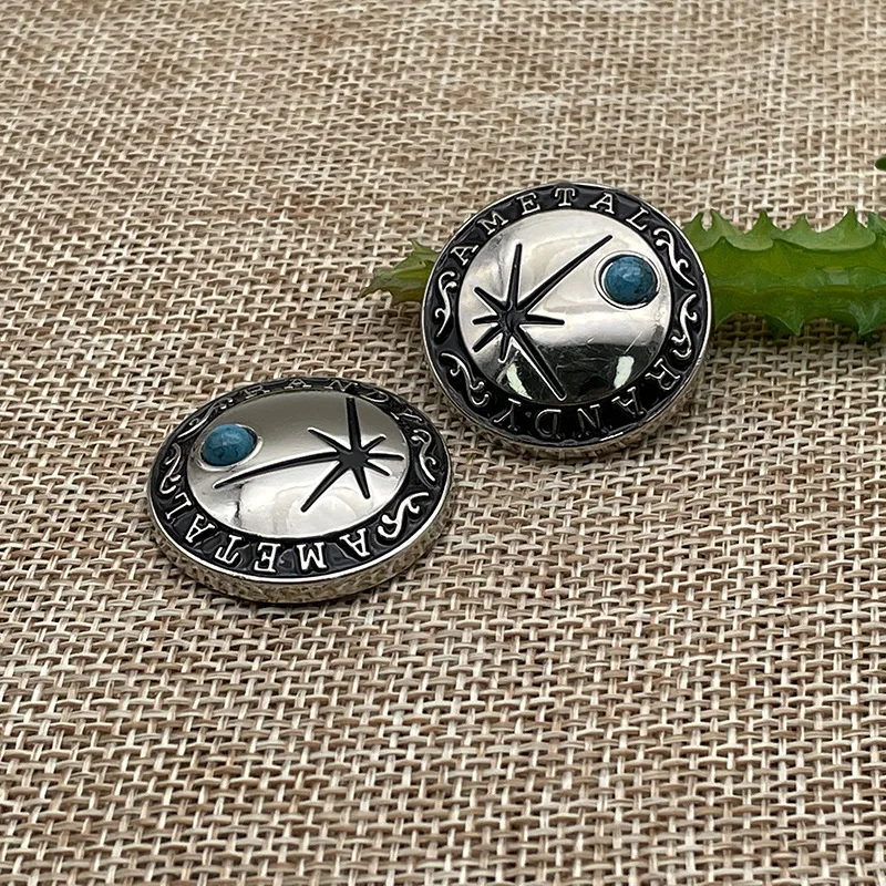 Оптовая Продажа с фабрики, декоративные металлические винтовые Кончо для кошелька