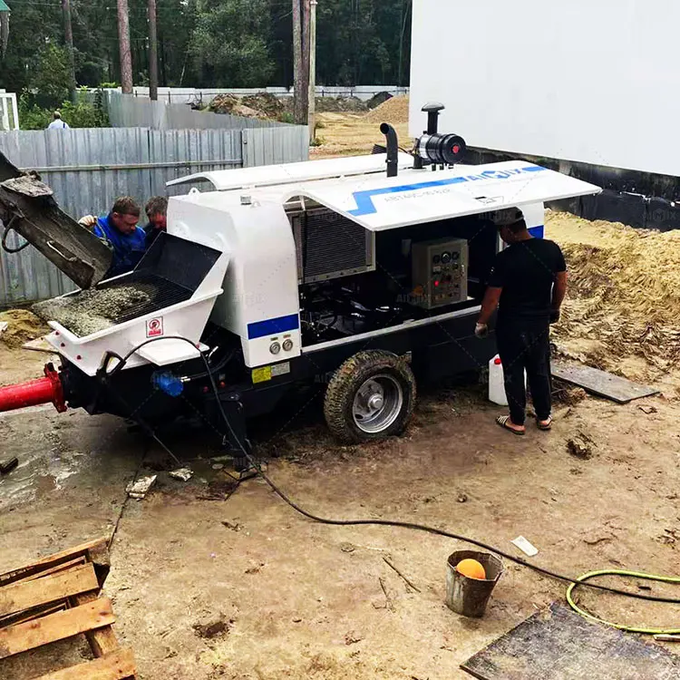 Aimix 30CBM 40CBM 60CBM 80CBM 90CBM New Rotary Concrete Pumping Machine