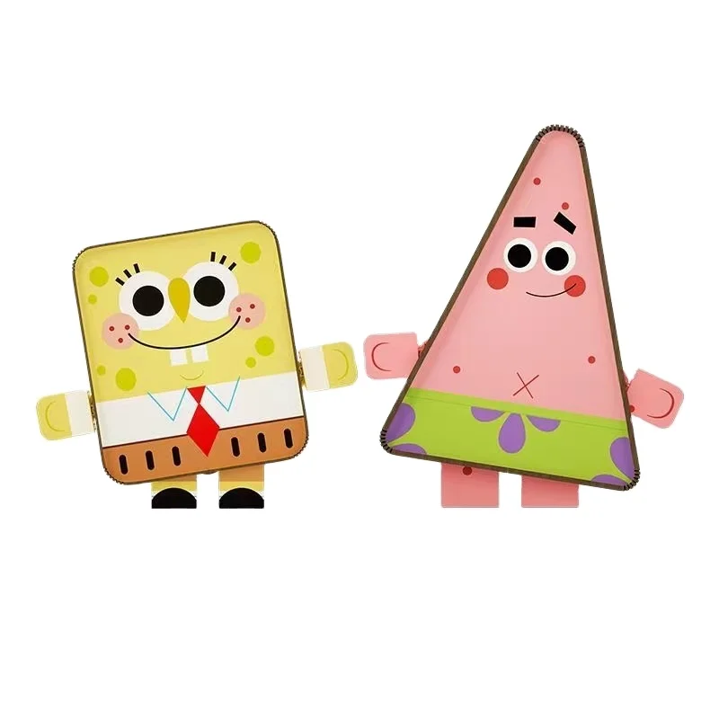 Areax Brick Area SpongeBob Squarepants 25th anniversary Building Block Pie Big Star wooden puzzle piece for female toy gifts
