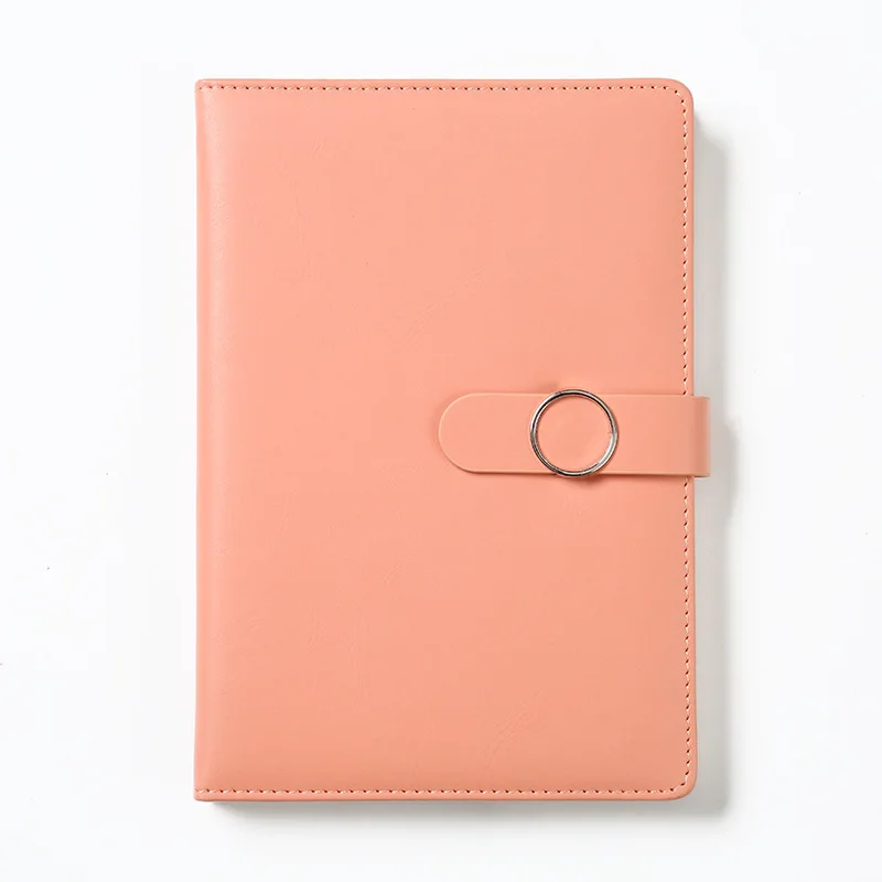Customized Embossed Logo PU Leather Hardcover Journal A5 Daily Self Improvement Planner Gold Foil Notebook