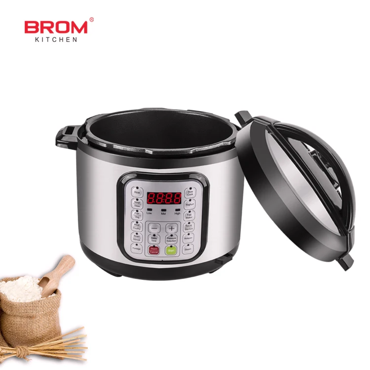  Заводская цена pressur multicooker оптовая продажа Кухонная машина нержавеющая сталь внутренняя кастрюля рисоварка электрическая скороварка Нержавеющая электрические многофункциональные плиты