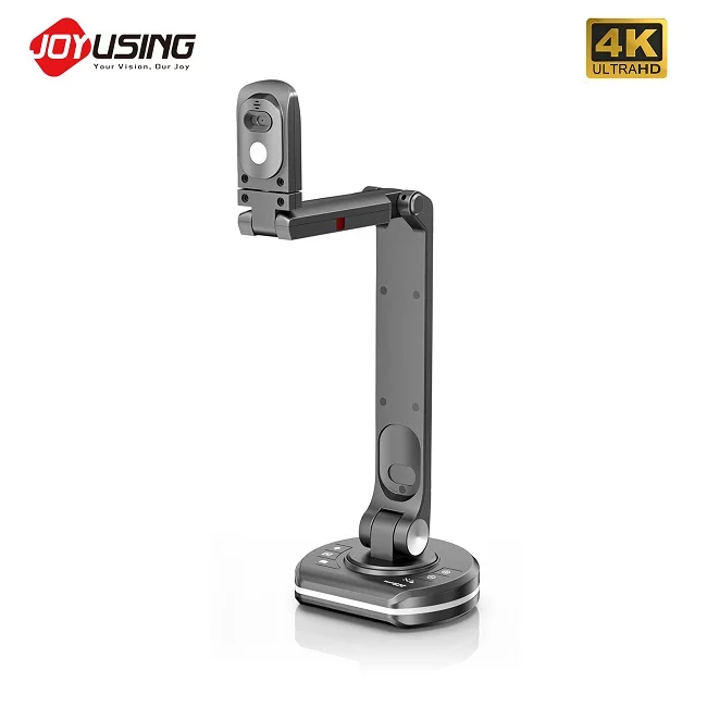 Joyusing V500S-4K Class Document Camera Best 13MP Visualizer Supplier OCR Overhead Camera Webcam 2 in 1 Built-in Microphone