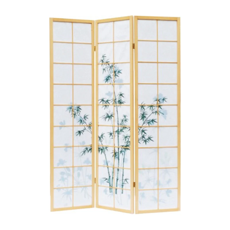 Home Decorative Wood Room Divider Screen Bamboo Room Divider