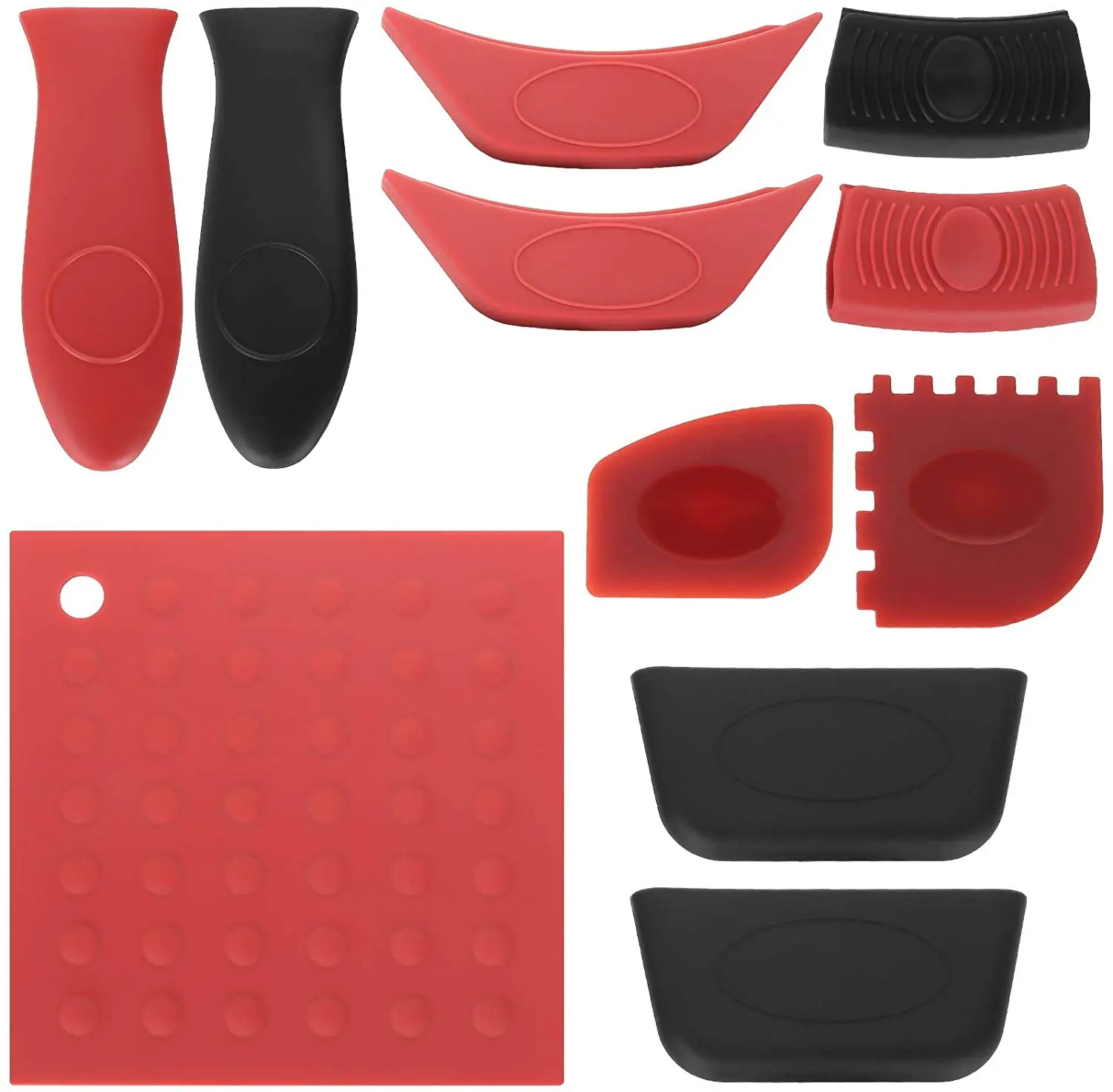 Silicone Hot Handle Holder Sleeve Grip Silicone Pot Handle Covers Cookware handle