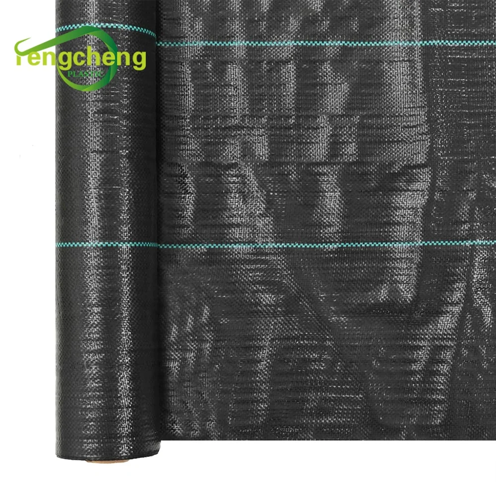 Wholesale Durable Tear-resistant Root Protection PP Woven Mulching Ground Cover Grass Control Fabric Mat For Garden