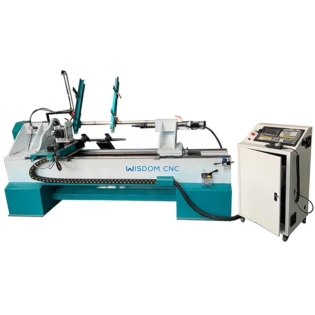 WS-L1530A автоматическая загрузка разгрузки cnc деревянная лестница токарно-револьверный станок машина
