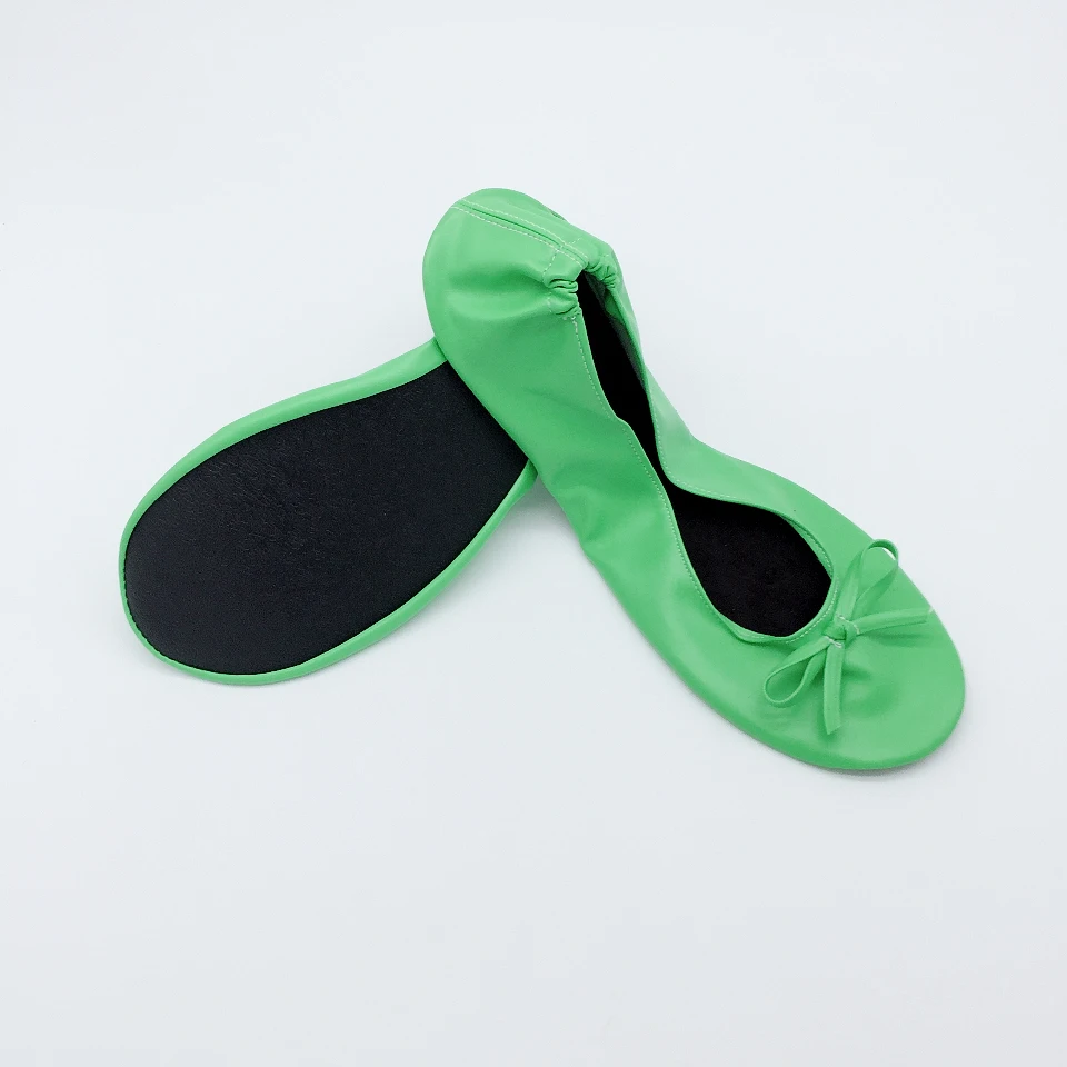 AKA 2023 Ladies flats wedding folding shoes hot pink after party pumps for women