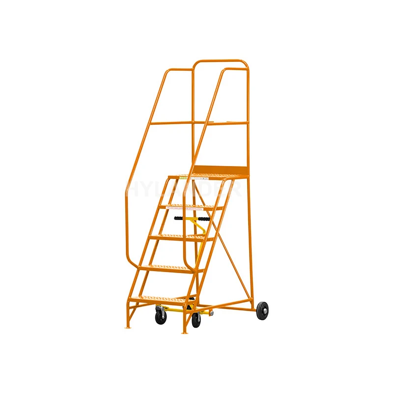 Warehouse supermarket portable step moveable stair non slip safety step easy transportable step ladder for warehouse