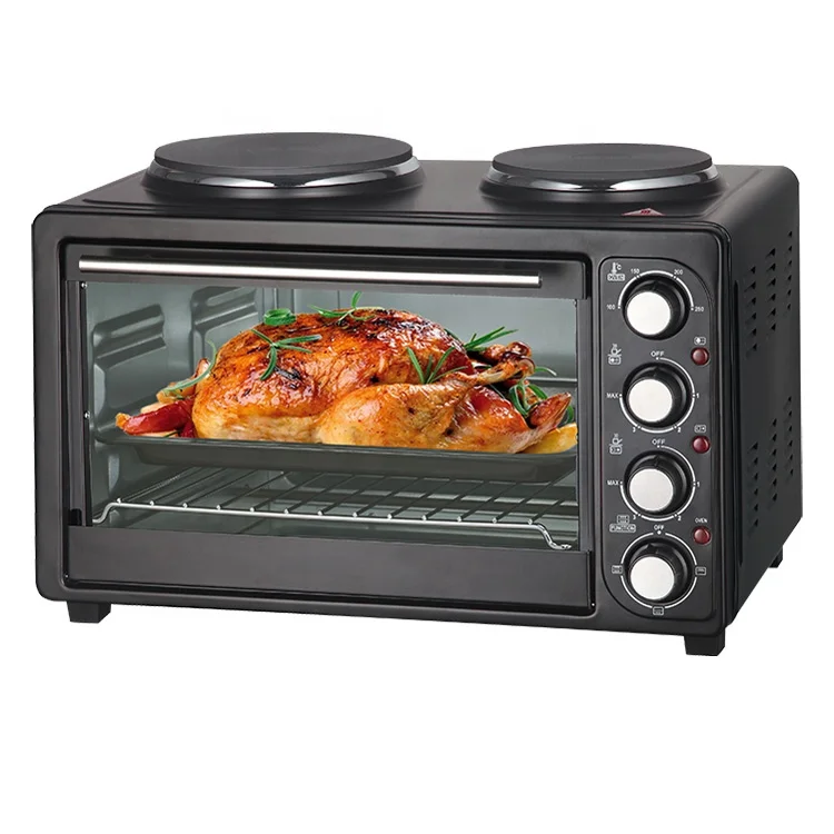 Factory Latest Oven 28L Capacity With 2/3 Hotplates Commercial Pizza Oven