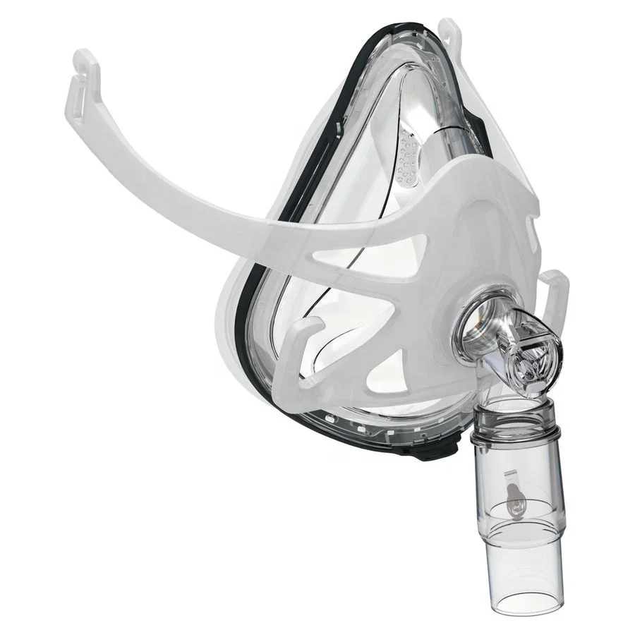 Full Face CPAP Mask For CPAP Machine With Headgear and BPAP machine  oxygen concentrator NIV MASK