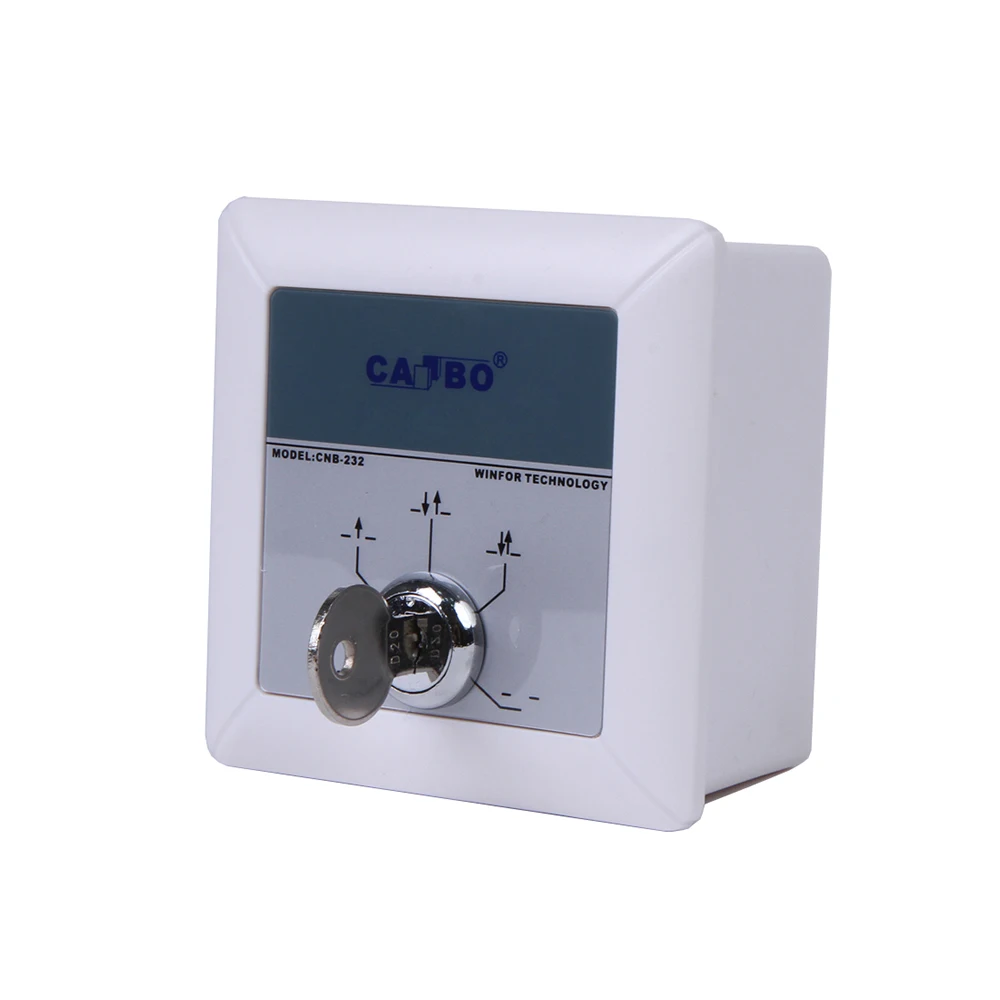 High quality electrical square push button switch for automatic door for roll up door lock by professional manufacturer