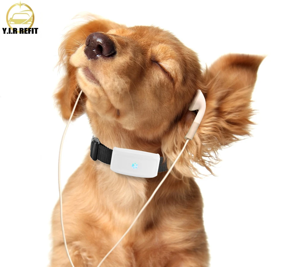 YIR REFIT factory price Real Time GSM Tracking Device Locator Smart Geo Fencing Pet Collar GPS Tracker for Dog Cat