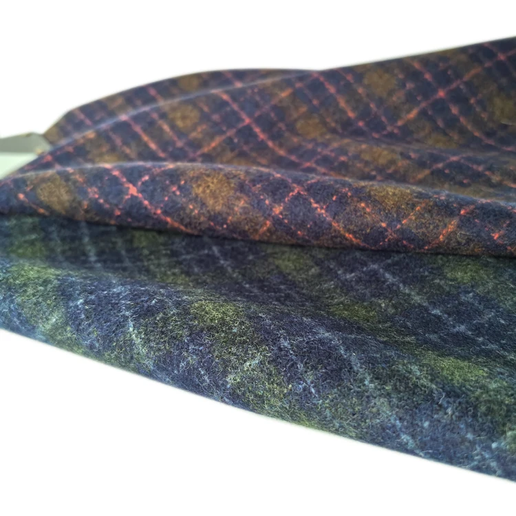 China High Quality 100% wool 473gsm woolen melton fabric for pants