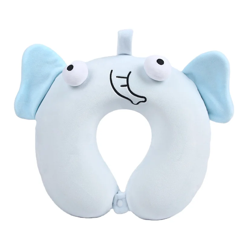Cartoon Pattern Type twist neck memory foam pillow for travel