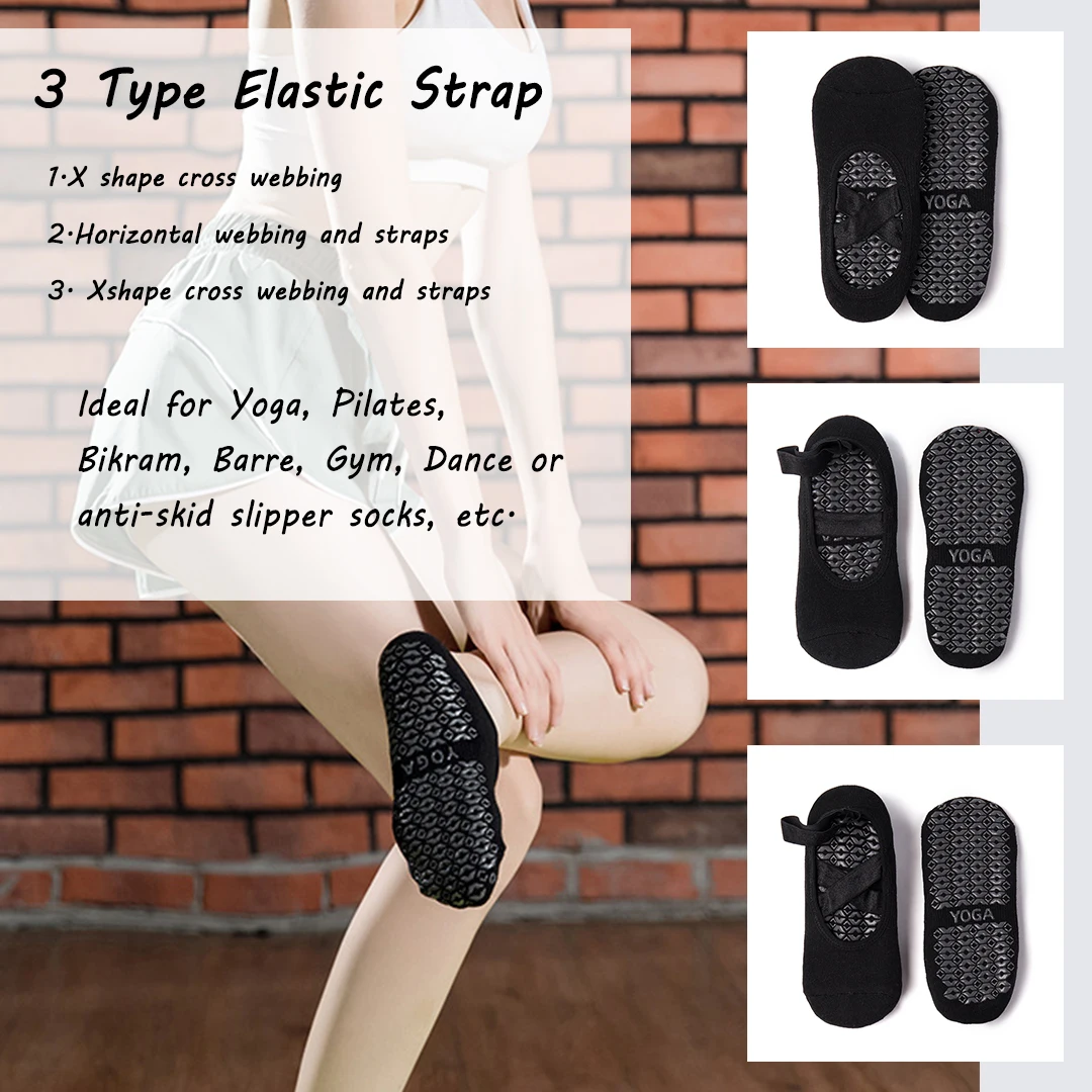 Custom Women Pilates Yoga Anti Slip Socks Invisible Low Cut Sock Liners For Ballet Flats