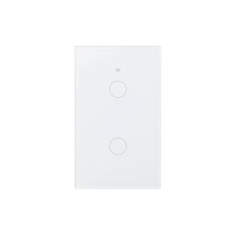 2 gang US standard smart light switch wifi remote control support tuya