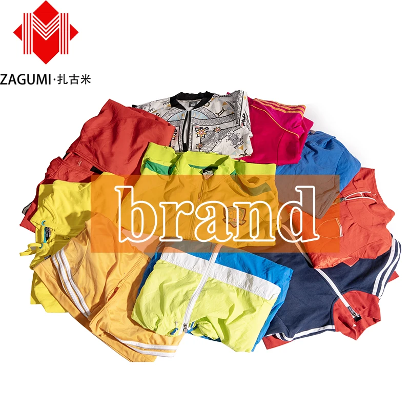 Export Containers Second-Hand International Brand Hoodies Thrift Sport Clothes Used Jackets Branded Bales Used Branded Clothes