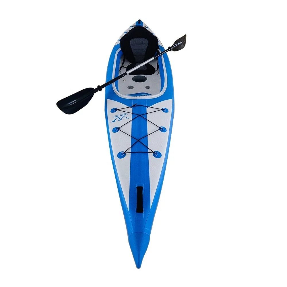 Weihai Factory Foldable kayak Canoe fishing 2 Person Drop Stitch Inflatable Kayak