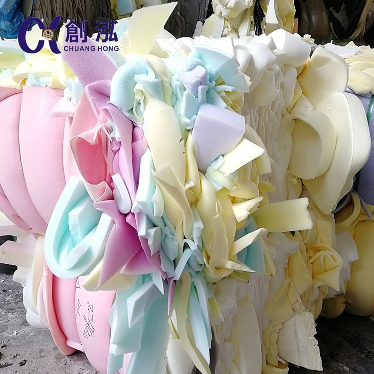 Foam parings pu film scrap foam scrap without fabric