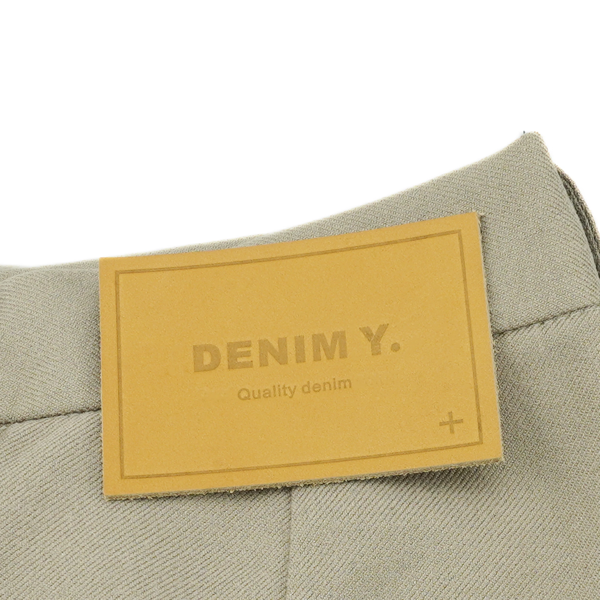 Fashion Casual Custom Logo And Color Leather Patch High Quality Faux Leather Tag For Denim Jean