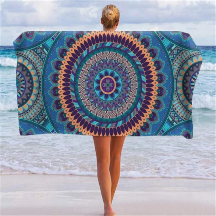 Full color custom printed beach towels