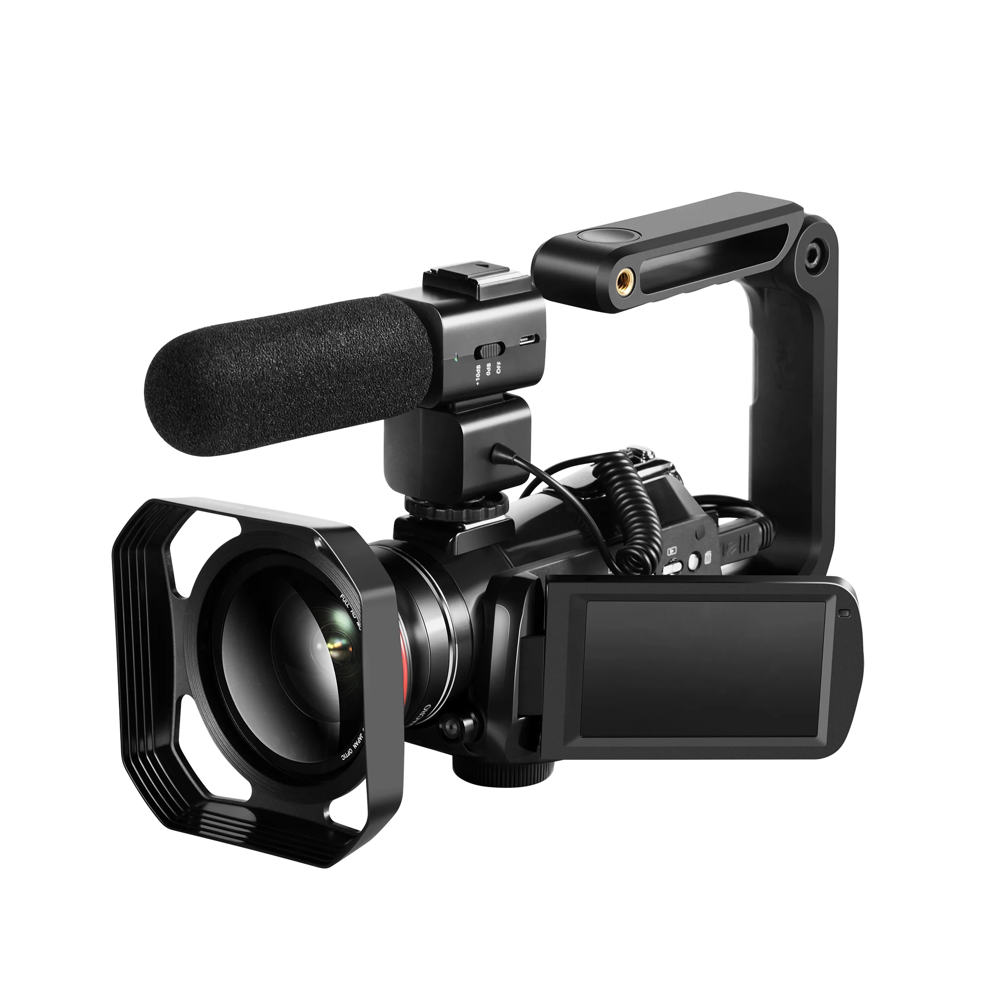 
AC5 Ultra HD 12X Optical Zoom Handy Digital Vlog Professional 4k Handcam Video Camera 