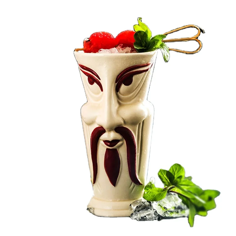 Ceramic Hawaiian Party Mug Multiple Hawaii Style Tiki Mug Ceramic Animal Panda Mug 480ml