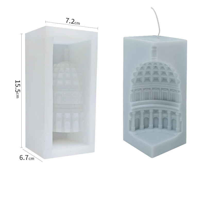 GC DIY new custom large silicone candle molds for candle making body buddha candle mold