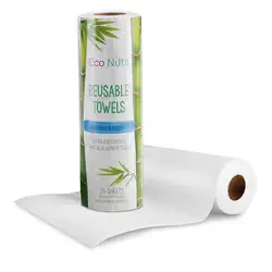 Wholesale 100%Biodegradable Reusable Lazy Rag Bamboo Towels Kitchen Dish Cloth Paper Towel Roll ECO Cleaning Cloth