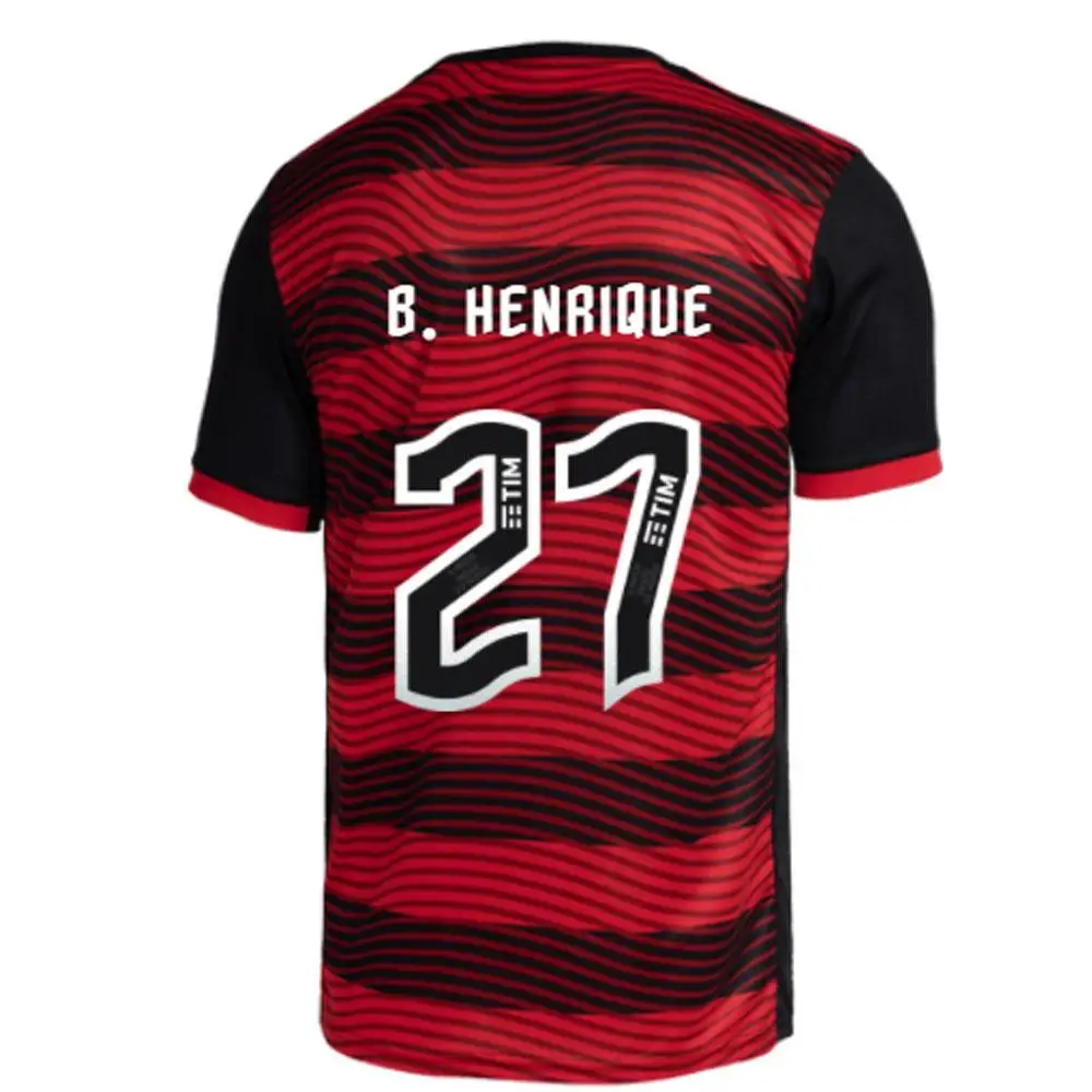 Flamengo soccer jerseys 2022 DE ARRASCAETA GABI B.HENRIQUE football shirts DIEGO E.RIBEIRO PEDRO camisa MENGO