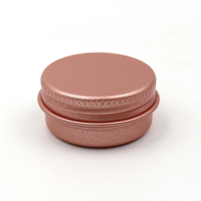 Custom Cream Packaging Tin 5ml-250ml Silver metal Aluminum Tin Cosmetic Container with spiral lid