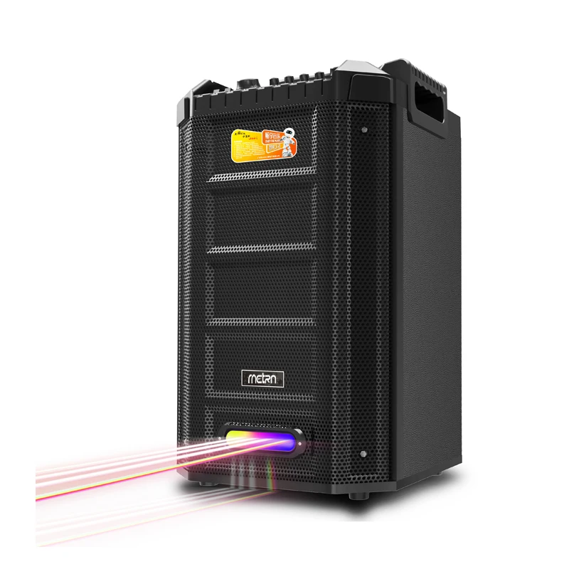 Super bass 100 w открытый сабвуфер тележка динамик с батареей