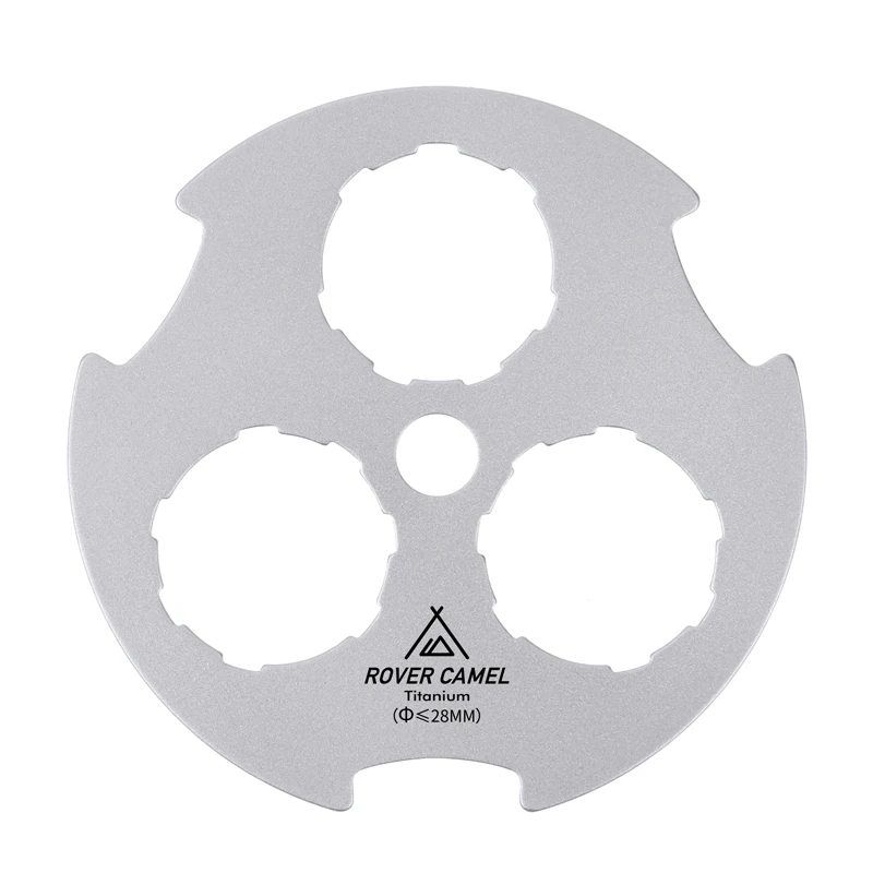Camping Tripod Board Turn Branches into Campfire Tripod titanium Support Plate with Adjustable Chain for outdoor cookware