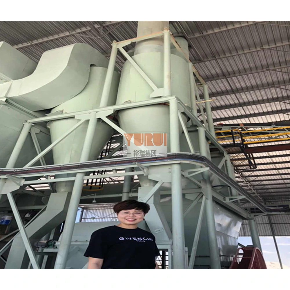 Gypsum powder calcination line Alpha gypsum powder making unit Gypsum plastering machine