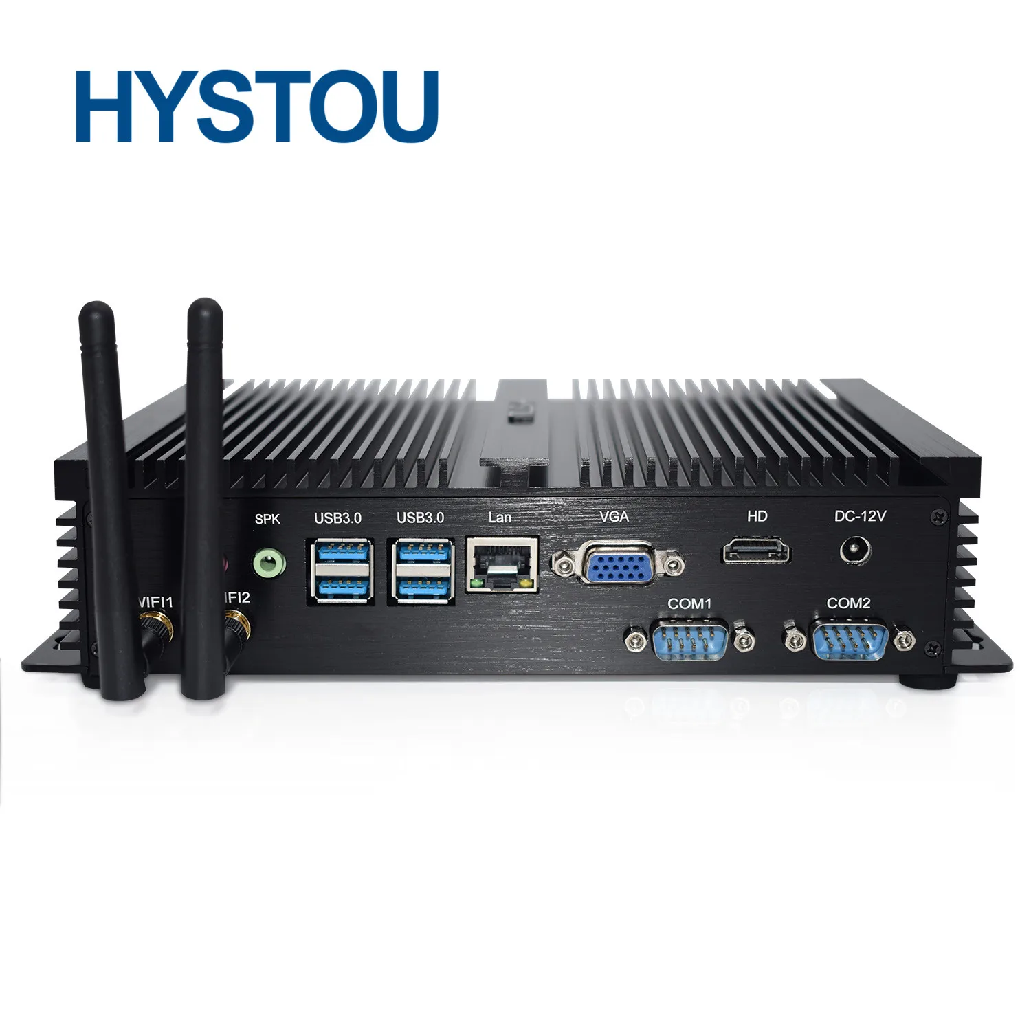 Hystou дешевый промышленный мини-ПК Core I5 7200U компьютер Sever Dual Nuc 4K Wifi двойной дисплей