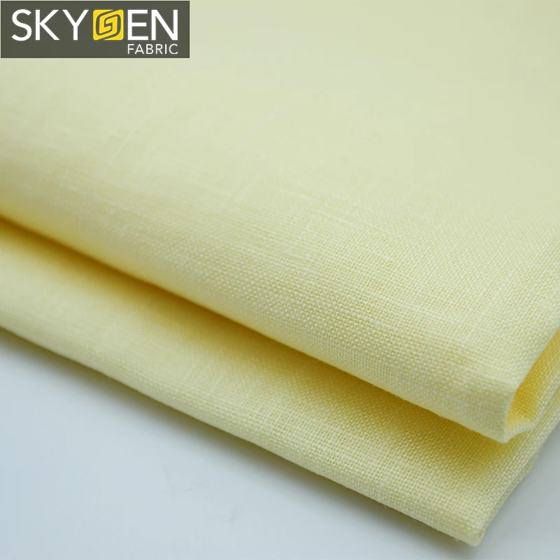 Skygen 100% льняная ткань дышащая и легкая для
