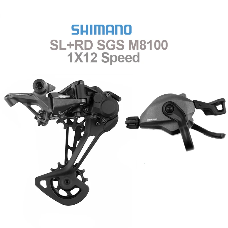 SHIMANO DEORE XT M8100 12v groupset mtb mountain bike 1x12-speed shifter SL- M8100-R rear derailleur RD-M8100-SGS Original