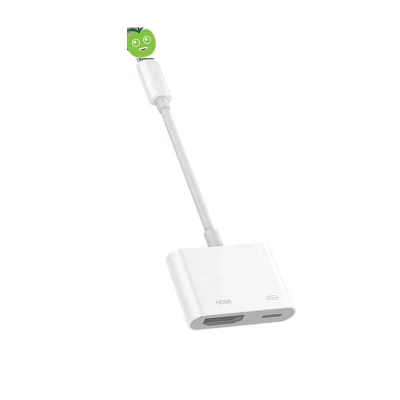 Оригинальный OEM 15 см 4K 1080P подсветка к HDMI PD Зарядка 2 в 1 адаптер кабель Цифровой AV адаптер