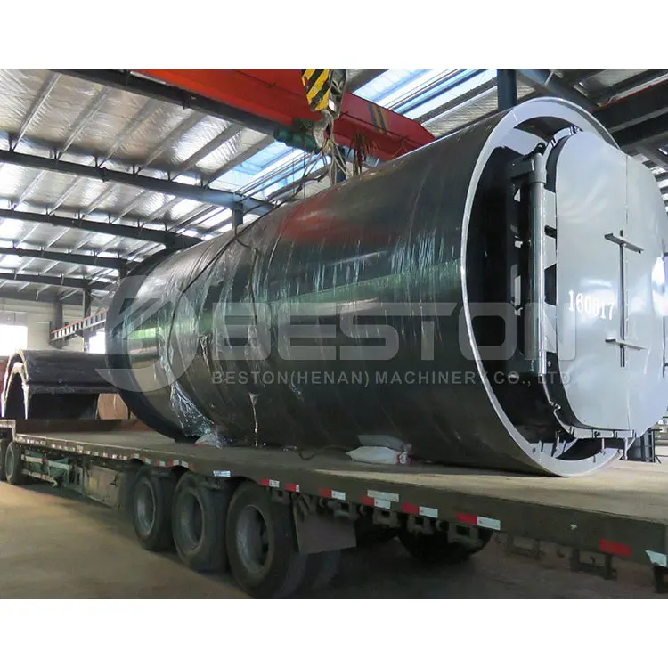 Beston Hot Sales Tyre Recycling Plant Waste Tyre Plastic Pyrolysis Machine With Installation