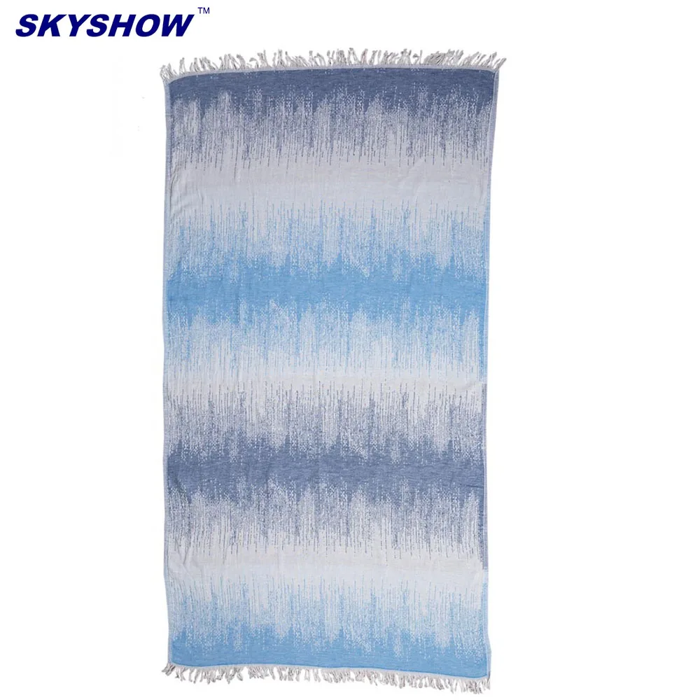 100% Турецкая хлопчатобумажная пляжная ткань, полотенце