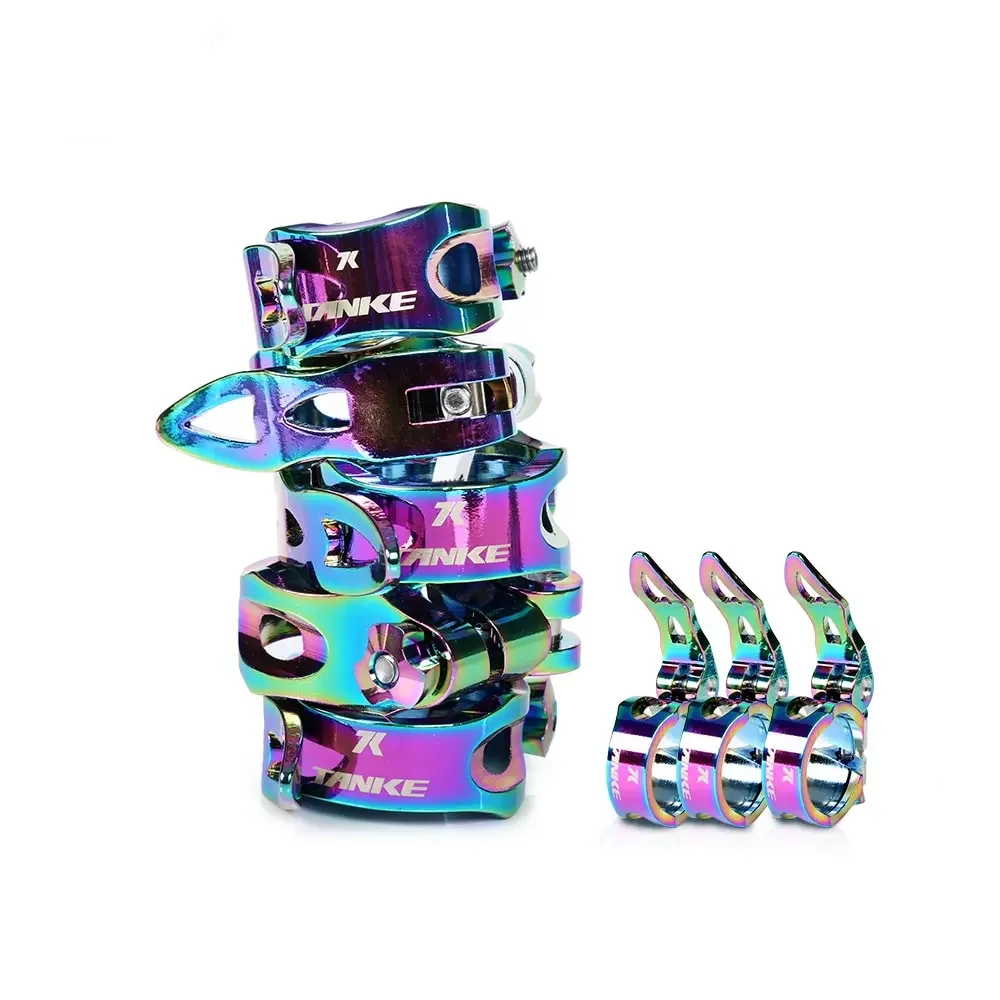 TANKE colorful bicycle 31.8mm 34.9mm seat clamp column aluminum alloy fixture MTB mountain bike parts seatpost Clamp