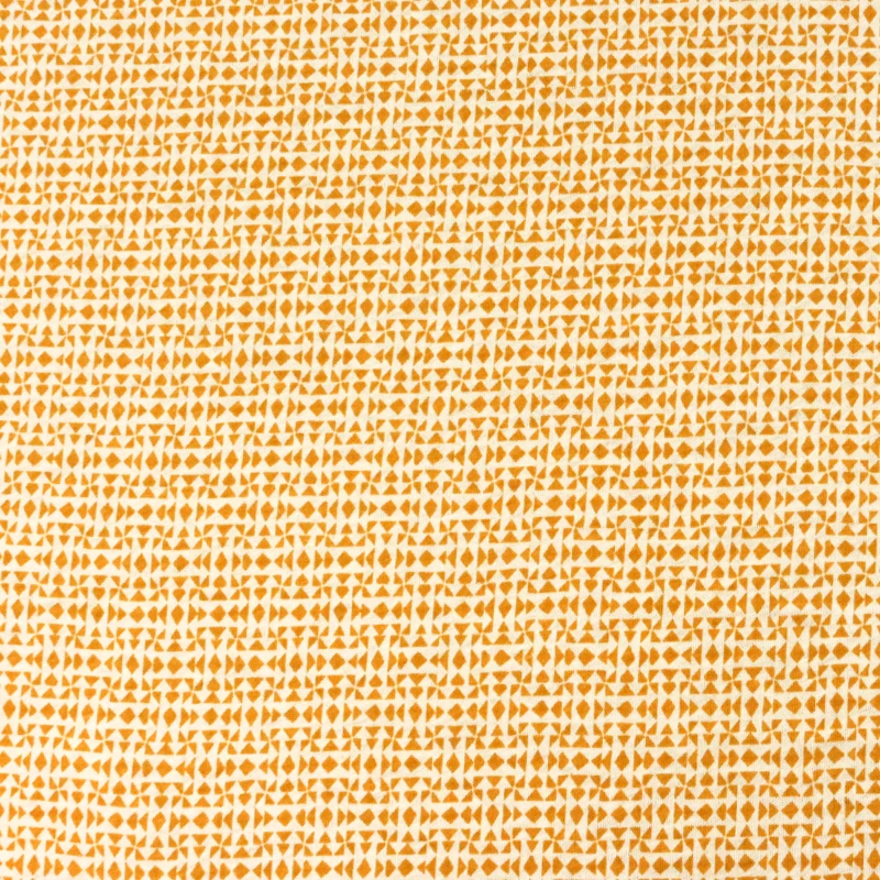 Hot selling 50% linen 50% cotton printed single jersey Eco-friendly yellow knit fabric for child clothing