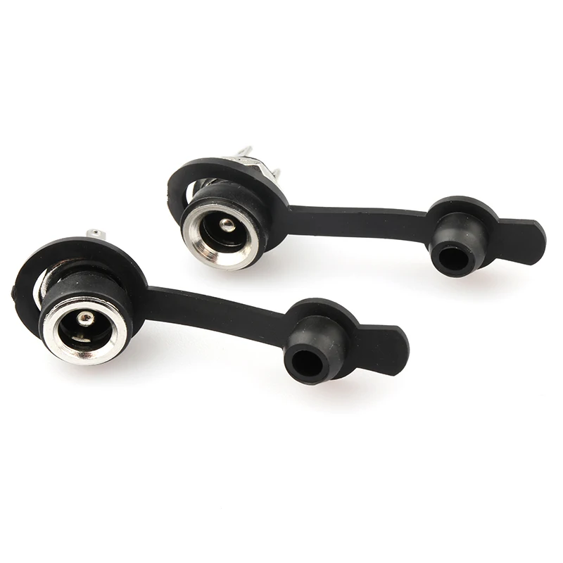 DC-022B DC Power Jack Socket Connector DC022B 5.5*2.5mm 2.1mm  2.5 Socket 2pin Welding Wire Type