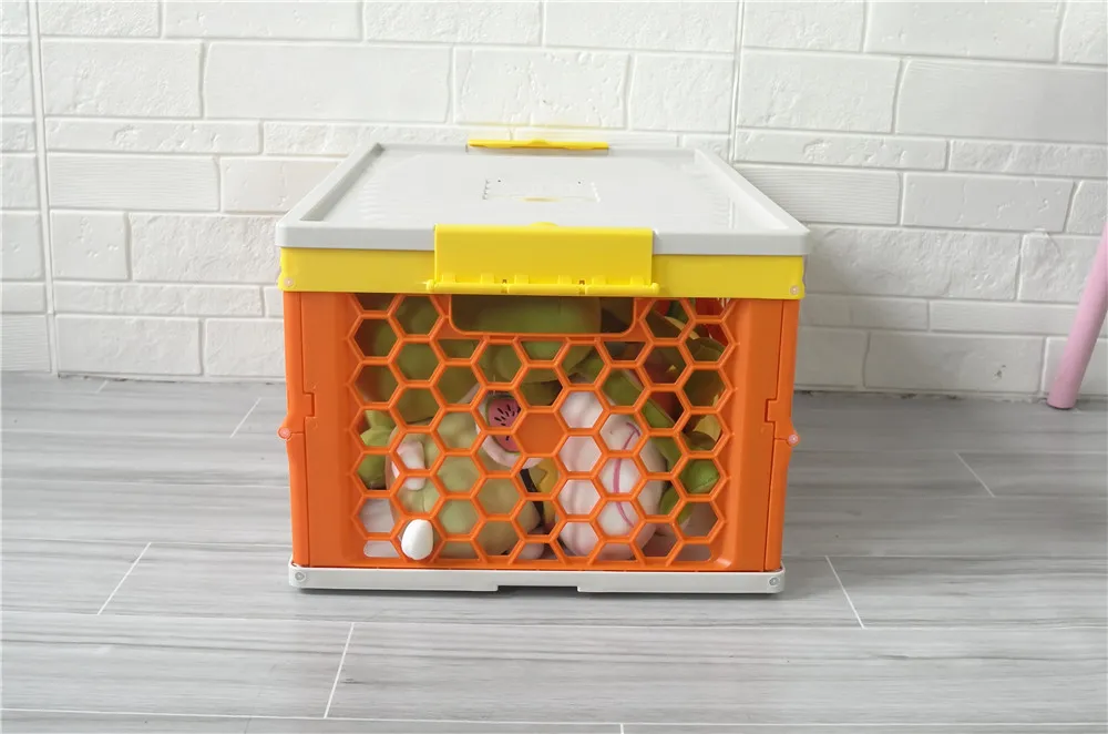 personal use perforated type 32 Liter plastic collapsible storage laundry basket