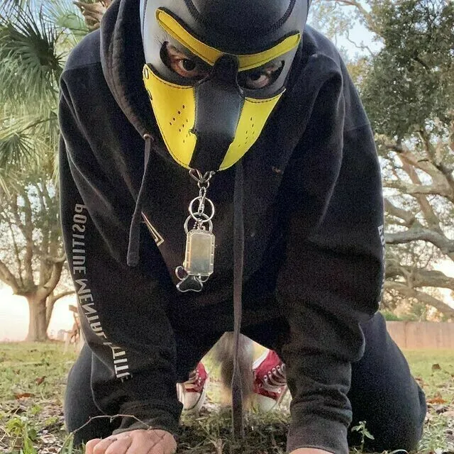 Apply to cosplay Props dog Head Neoprene Sponge Headgear fetish puppy play  pup hoods dog fetish-mask supplier