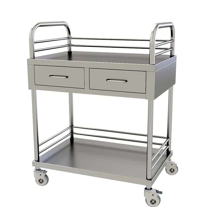 Multipurpose Stainless Steel Medical Patient Surgical Instrument Trolley  Stainless Steel Instrument Trolley