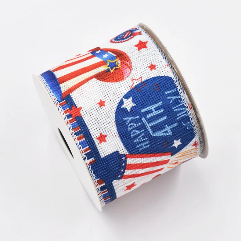 Factory wholesale high quality exquisite printing gift packaging polyester ribbon